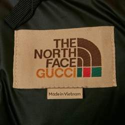 Pre Owned Gucci x The North Face Multicolor Nylon Puffer Down Jacket XS