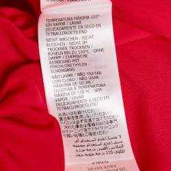 مملوكة مسبقًا Gucci Pink Textured Crepe Mini Dress L