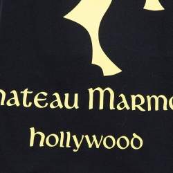 مملوكة مسبقًا Gucci Black Chateau Marmont Printed Cotton T-shirt XS
