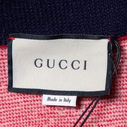Gucci Red Wool & Alpaca Button Front Cardigan XS