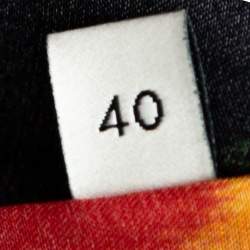 مملوكة مسبقًا Gucci Black Floral Printed Silk Waist tie Detail Oversized Mini Dress S