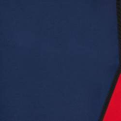 Pre Owned Gucci Navy Blue Wool & Silk Pleat Detail Skirt S