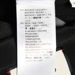 Pre Owned Gucci Black Sequined Midi Skirt M