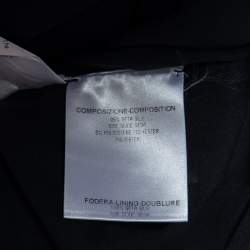 Pre Owned Gucci Black Dot Printed Fil Coupe Midi Dress M