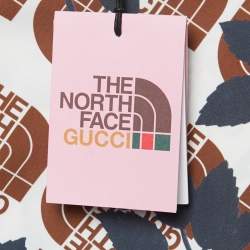 Gucci X North Face Multicolor Floral Print Synthetic Hooded Jacket XXS