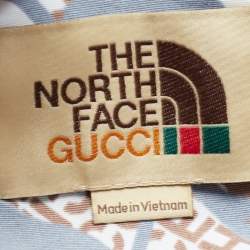 Gucci X North Face Multicolor Floral Print Synthetic Hooded Jacket XXS