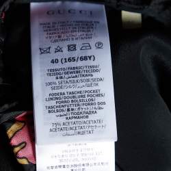 Gucci Black Ice Cream Printed Silk Flared Hem Pants S