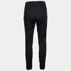 Gucci Black Cotton Straight Leg Pants S