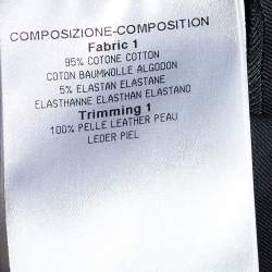 Gucci Black Cotton Straight Leg Pants S
