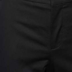 Gucci Black Cotton Straight Leg Pants S