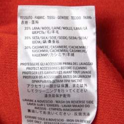 Gucci Orange Knit Crew Neck Short Dress M