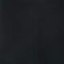 Pre Owned Gucci Black Crepe Criss-Cross Strap Top S