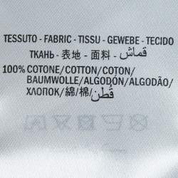 Gucci White Logo Printed Mesh Tank Top S 