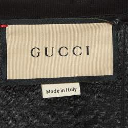 Gucci X Bananya Black Printed Cotton Jersey T-Shirt XS