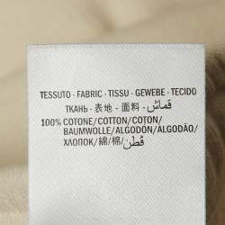 Gucci Off White Logo Print Cotton Joggers S