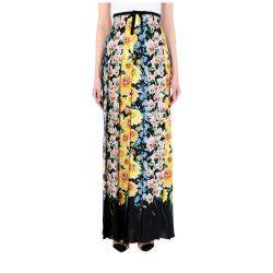 Pre Owned Gucci Silk Maxi skirt 42