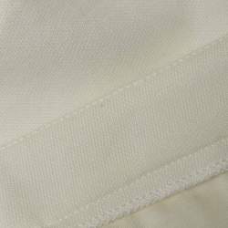 Gucci White Contrast Side Stripe Cotton Blend Hot Pants S