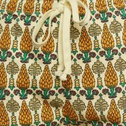  Gucci Multicolor Garden Print Felted Cotton Joggers XS