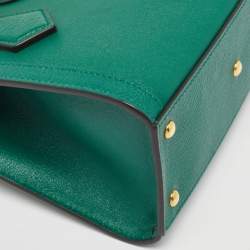 Gucci Green Leather Mini Diana Tote