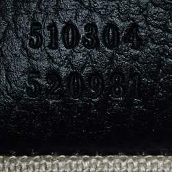 Pre Owned Gucci Black Leather Dollar Interlocking G Crossbody Bag