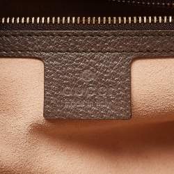 Pre Owned Gucci Beige/Brown GG Supreme Canvas and Leather Medium Ophidia Tote