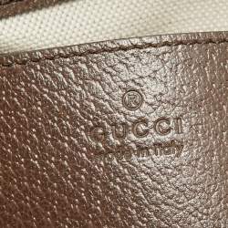 Gucci Brown/Beige Jumbo GG Canvas Mini Horsebit 1955 Shoulder Bag