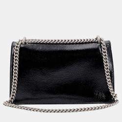 Gucci Black Patent Leather Dionysus Shoulder Bag