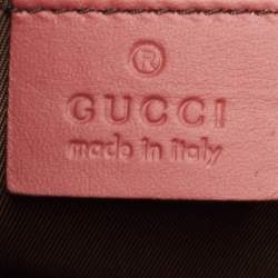 Pre Owned Gucci Multicolor GG Supreme Blooms Printed Canvas and Leather Pouch