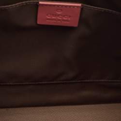 Pre Owned Gucci Multicolor GG Supreme Blooms Printed Canvas and Leather Pouch