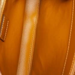 Gucci Brown/White Shearling Fur and Suede Small Horsebit 1955 Shoulder Bag