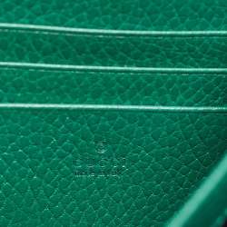 Pre Owned Gucci Green Leather Mini Dionysus Crystals Shoulder Bag