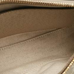 Pre Owned Gucci Beige GG Supreme Canvas and Leather Small Ophidia Shoulder Bag