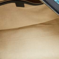 Gucci Blue GG Canvas and Leather Savoy Medium Duffle Bag