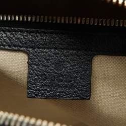 Gucci Blue GG Canvas and Leather Savoy Medium Duffle Bag