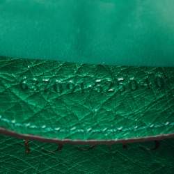 Gucci Green/Multicolor Ostrich and Python Mini Jackie 1961 Hobo