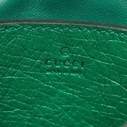 Gucci Green/Multicolor Ostrich and Python Mini Jackie 1961 Hobo