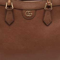 Gucci Brown Leather Medium Diana Tote