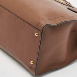 Gucci Brown Leather Medium Diana Tote