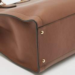 Gucci Brown Leather Medium Diana Tote