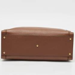Gucci Brown Leather Medium Diana Tote