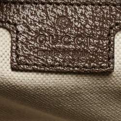 Pre Owned Gucci Beige/Ebony Jumbo GG Canvas Medium Ophidia Tote