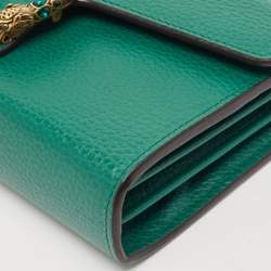 Gucci Green Leather Dionysus Wallet On Chain