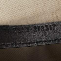 Pre Owned Gucci Black GG Matelassé Leather Mini Bowler Bag