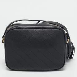Gucci Black Leather Mini Blondie Shoulder Bag
