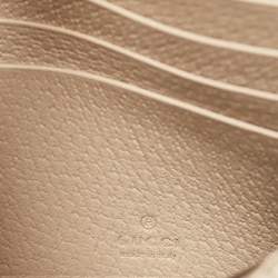 Gucci Beige GG Supreme Canvas and Leather Ophidia Continental Wallet 