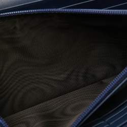 Gucci Blue Leather Sylvie Continental Wallet