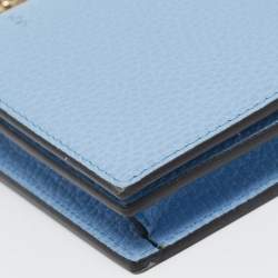 مملوكة مسبقًا Gucci Blue Leather Betty Wallet on Chain