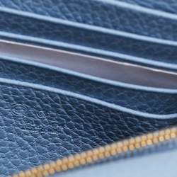 مملوكة مسبقًا Gucci Blue Leather Betty Wallet on Chain