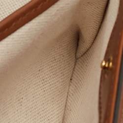Gucci Brown Leather Small Bamboo 1947 Top Handle Bag
