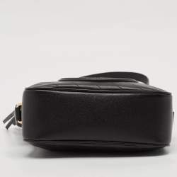 Pre Owned Gucci Black Leather Blondie Camera Shoulder Bag